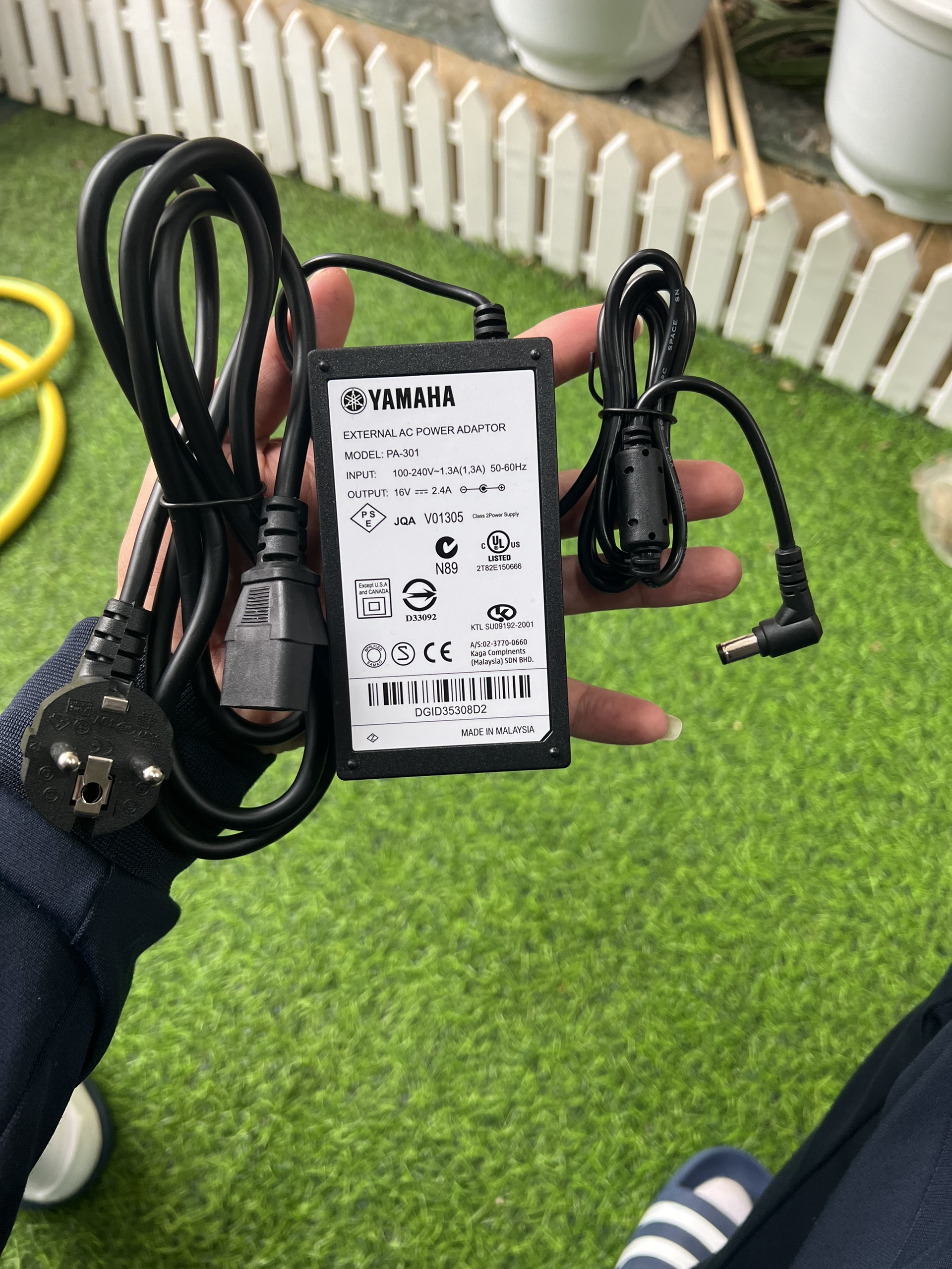 adapter đàn yamaha 16v
