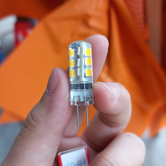 Bóng led ghim 2 chân siêu sáng G4 220v-3w