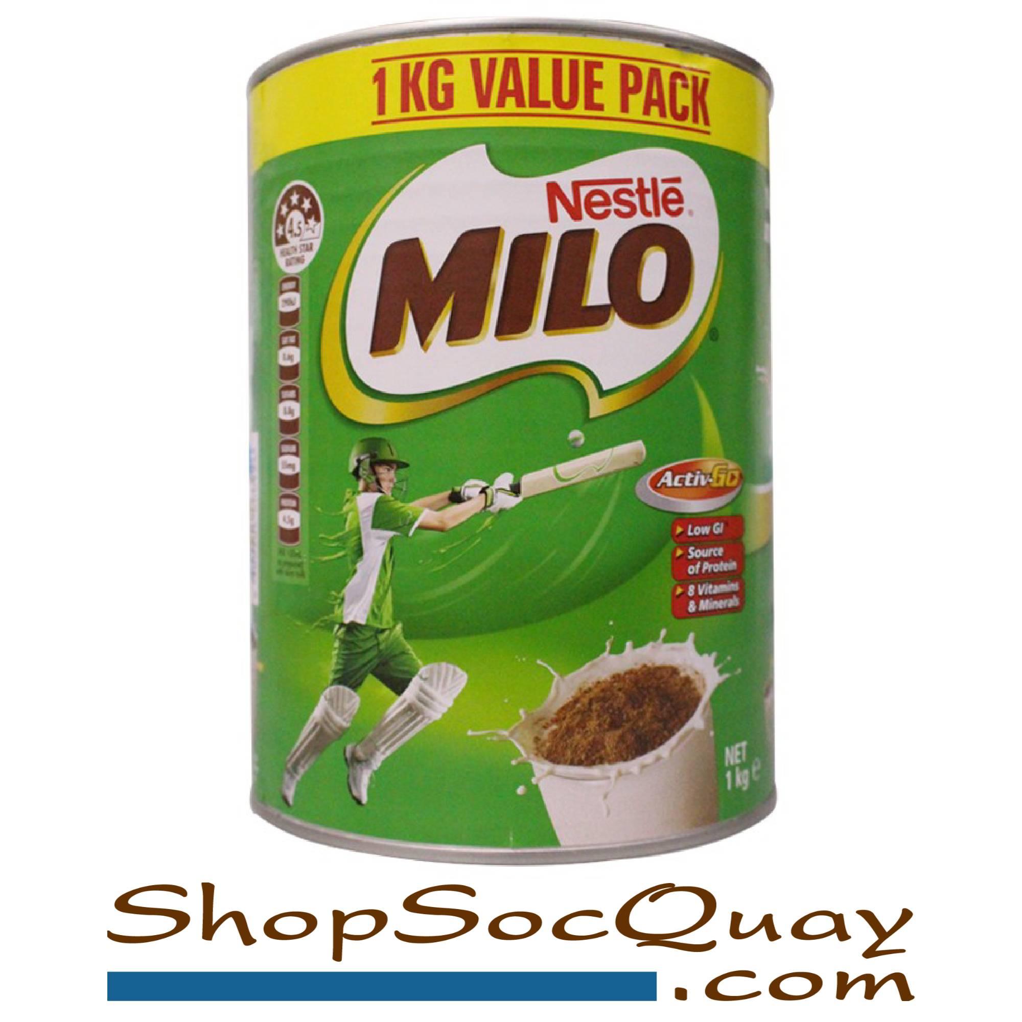 Sữa Milo Úc hộp 01kg