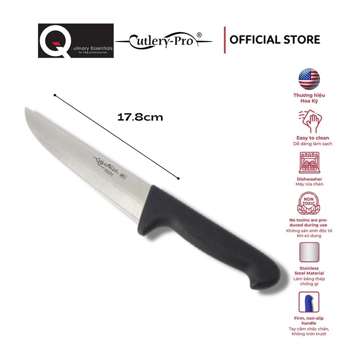 Dao Thái Thịt Cutlery-Pro Lưỡi Thẳng 178Mm