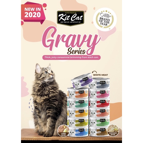 Thức ăn cho mèo - Pate Kitcat gravy 70gr