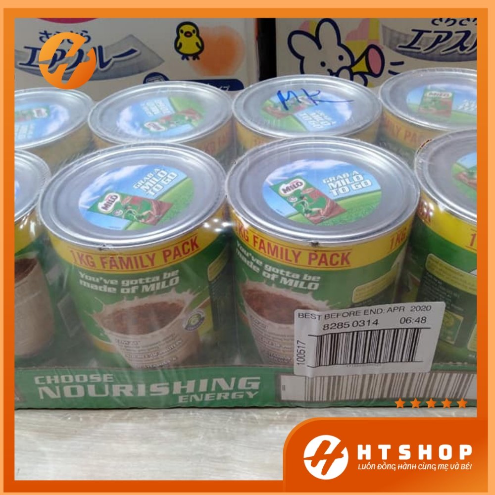 Sữa Bột Milo Nestle Nội Địa Úc Dạng Lon 1KG