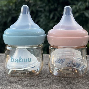 [ chọn núm S,M,L,LL] - Bình sữa cổ rộng PPSU Babuu 90ml/120ml/160ml/240ml/300ml (quà tặng hấp dẫn)
