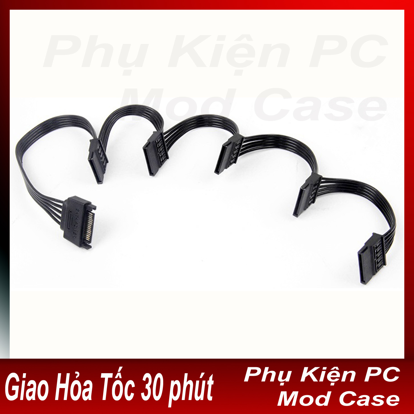 Cáp chia nguồn Sata 1 ra nhiều đầu sata (dây bấm chuẩn 18AWG)
