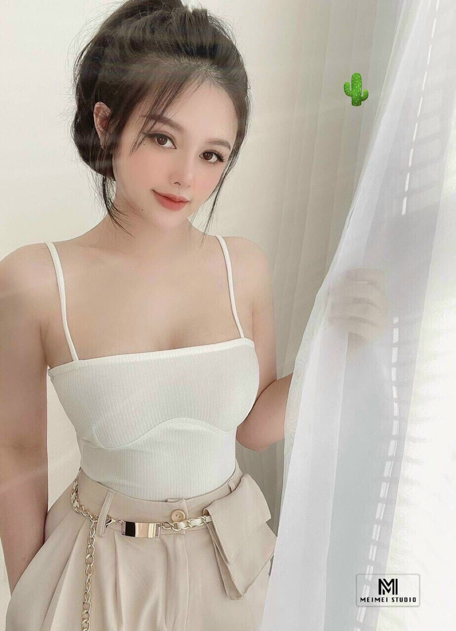 Áo croptop body 2 dây (có áo lót)
