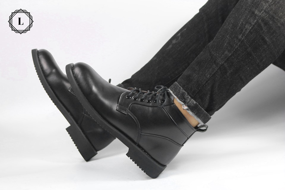 Giày Đốc cổ lửng da bò công sở Đốc.588 lửng Lucas Shoes