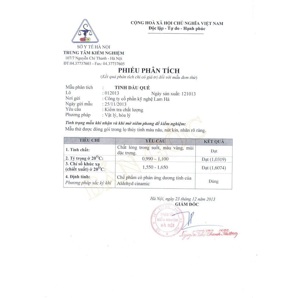 Tinh dầu Quế LAMHA 10ml
