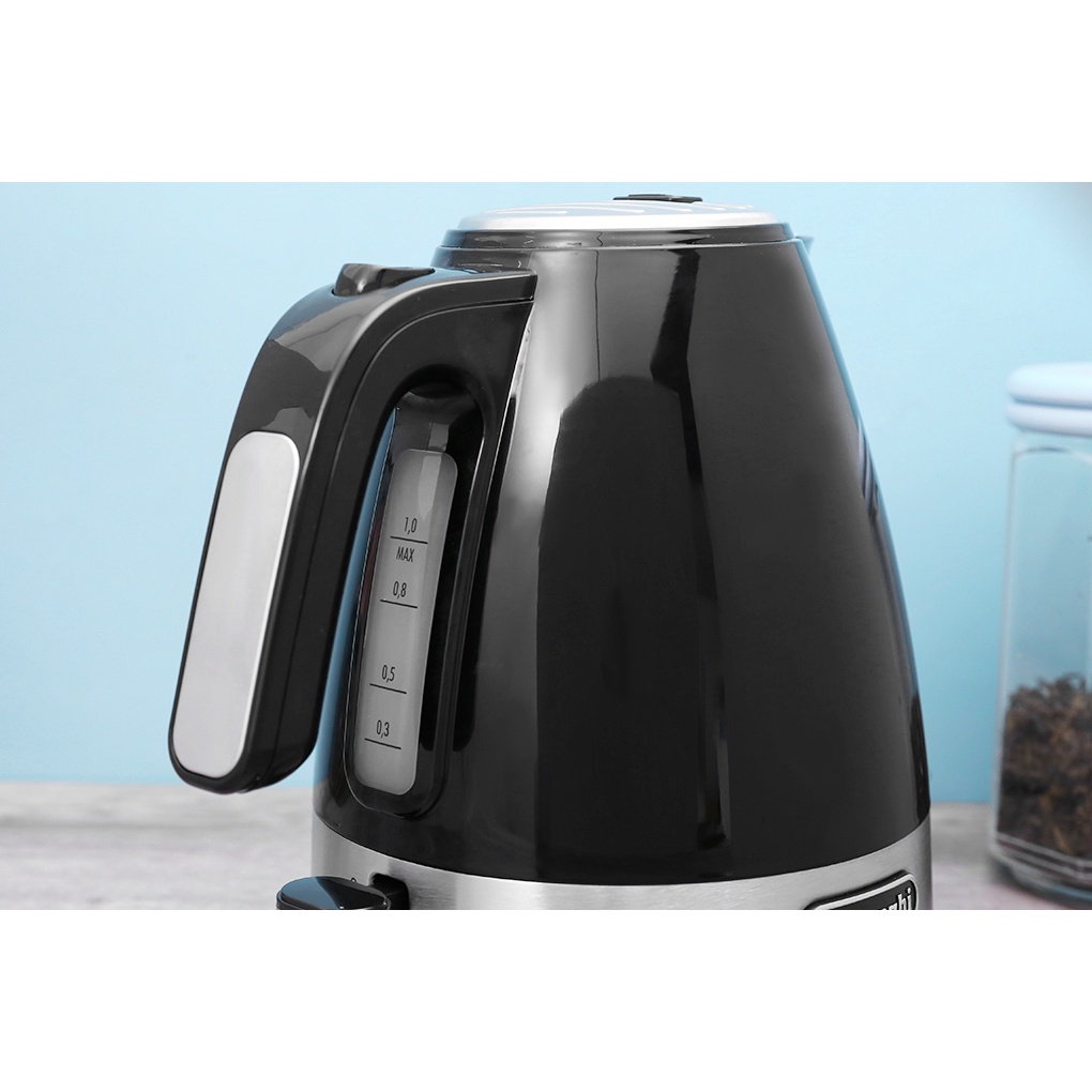 Ấm siêu tốc DeLonghi KBLA2000.BK 2000W (Đen)