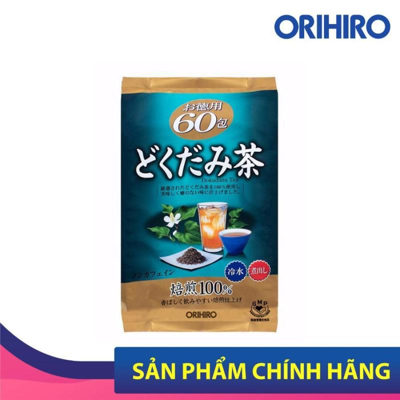 Trà thải độc diếp cá Dokudami Orihiro của Nhật Bản giúp thải độc, đẹp da 60 gói/túi giá rẻ