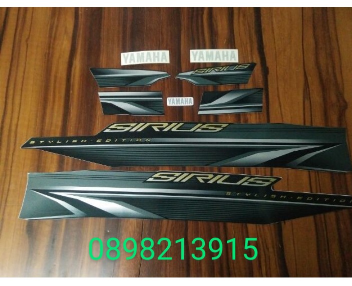 Bộ tem Sirius 2019 màu xanh nhớt