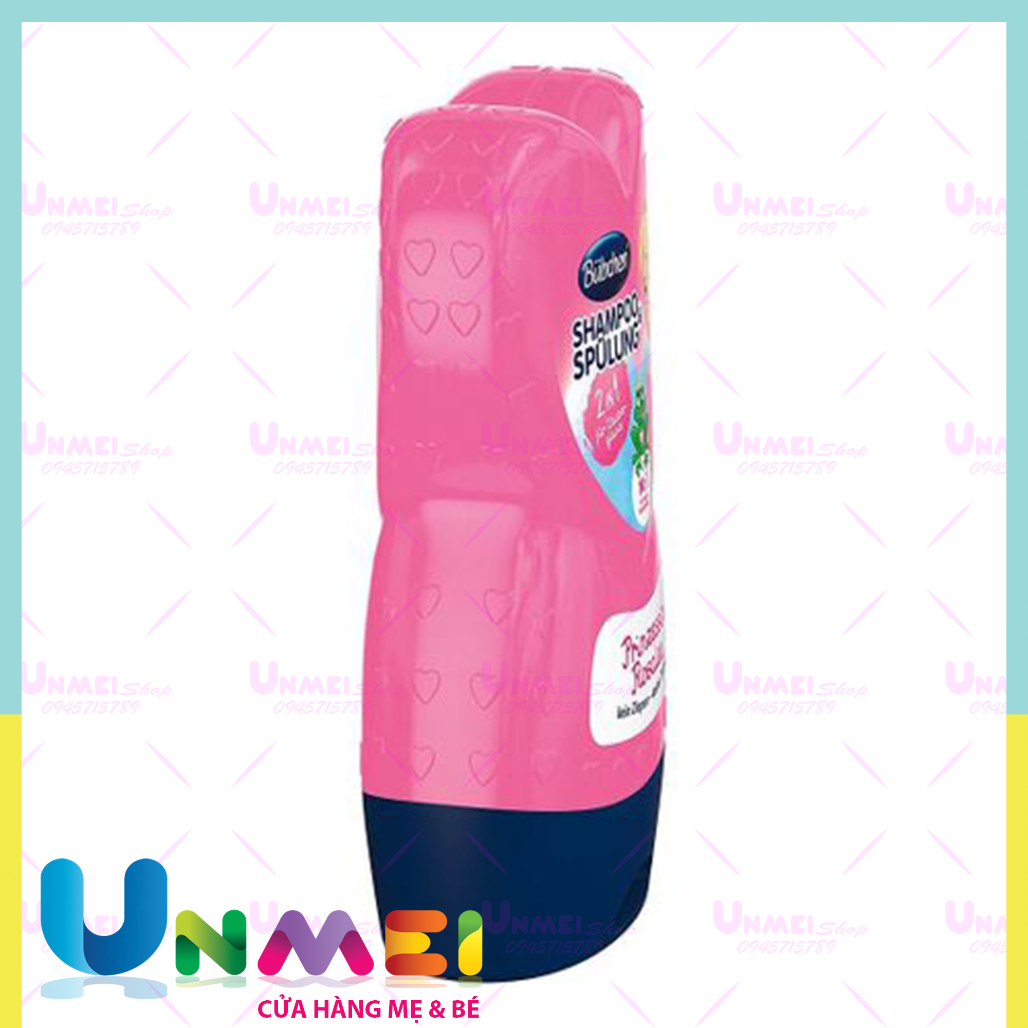 Dầu gội và xả Bubchen Công Chuá Rosalea (2 in 1) 230ml