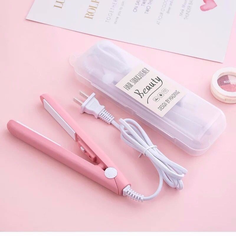 Máy Làm Tóc Ép Tóc Uốn Tóc Duỗi Tóc Là Tóc Mini , Máy Hàn Miệng Túi , Máy Là Tóc Đa Năng