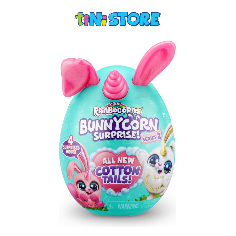 tiNiStore-Đồ chơi trứng kỳ lân thỏ con đáng yêu Zuru Rainbocorns Bunnycorn