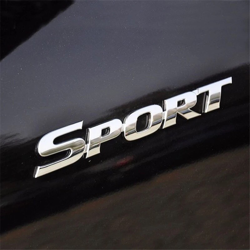 Decal Chữ Sport dán xe ô tô
