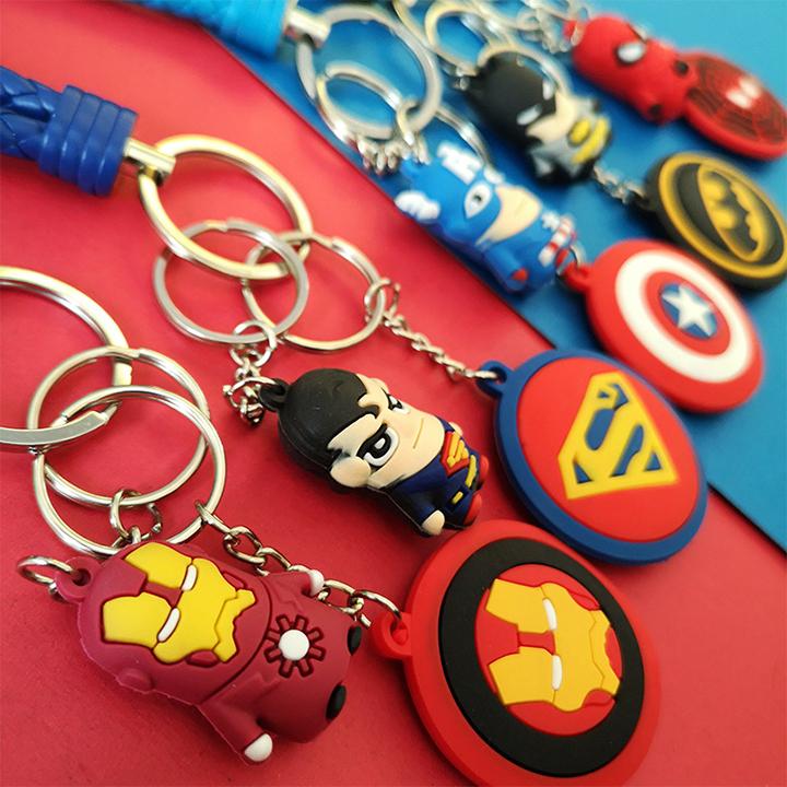Móc chìa khóa siêu anh hùng Chibi cực chất - Spiderman