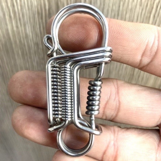 Móc khoá thủ công inox 304 loại thông dụng