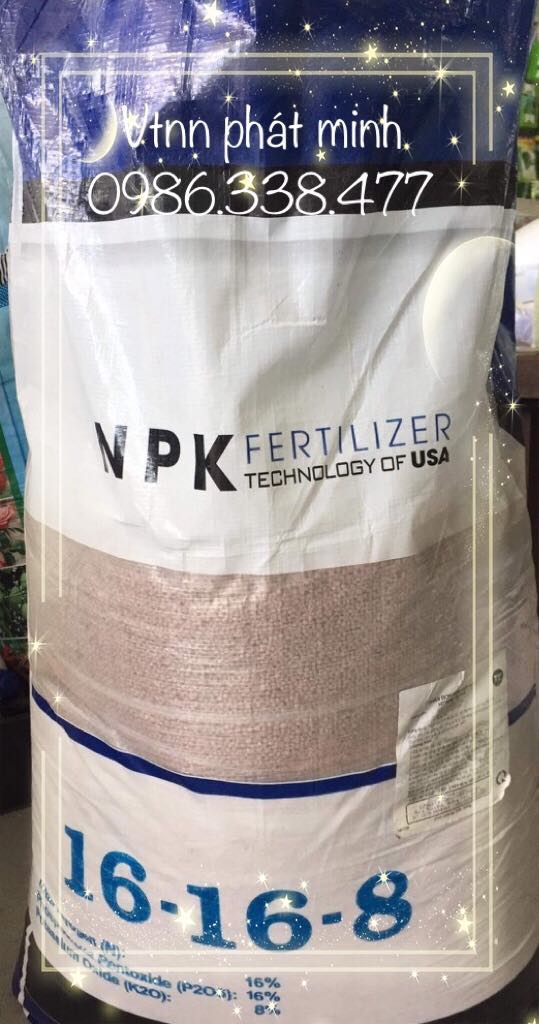 Phân NPK 16-16-8 USA (1KG)