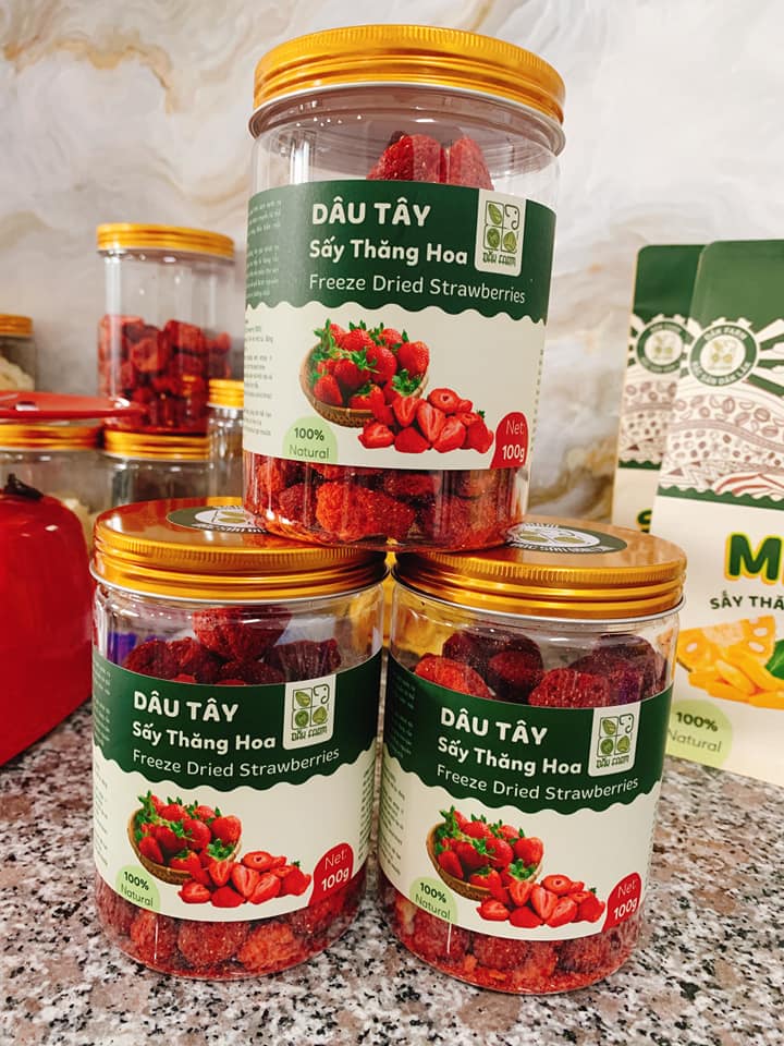 DÂU TÂY SẤY THĂNG HOA - ĐẮK FARM