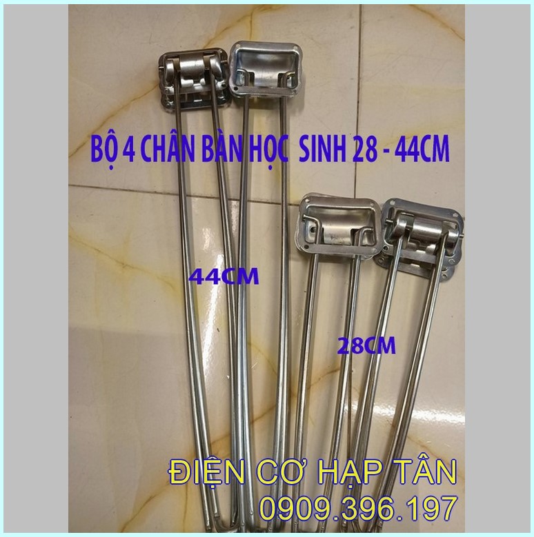 4 chân bàn học dẹp 28cm , 44cm chân bàn gấp thông minh