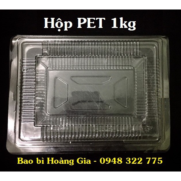 Set 100 hộp nhựa trong 1kg - hộp ta01