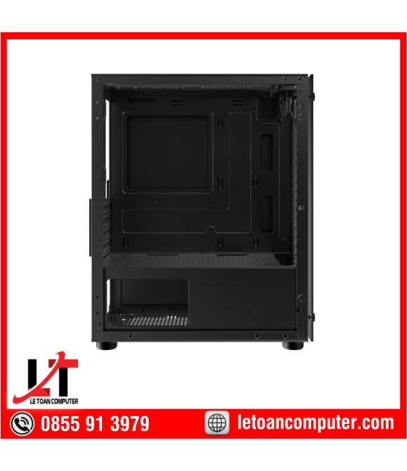 VỎ CASE XIGMATEK NYM 2F - M-ATX, 2 SIDE TEMPERED GLASS (KÈM 02 FAN XIGMATEK X22F)