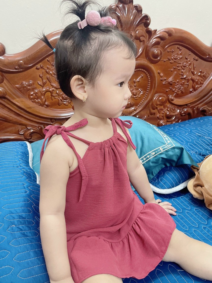 {Thanh lý giá siêu rẻ} Váy bé gái - Váy 2 dây đuôi cá siêu xinh cho bé 6-13kg