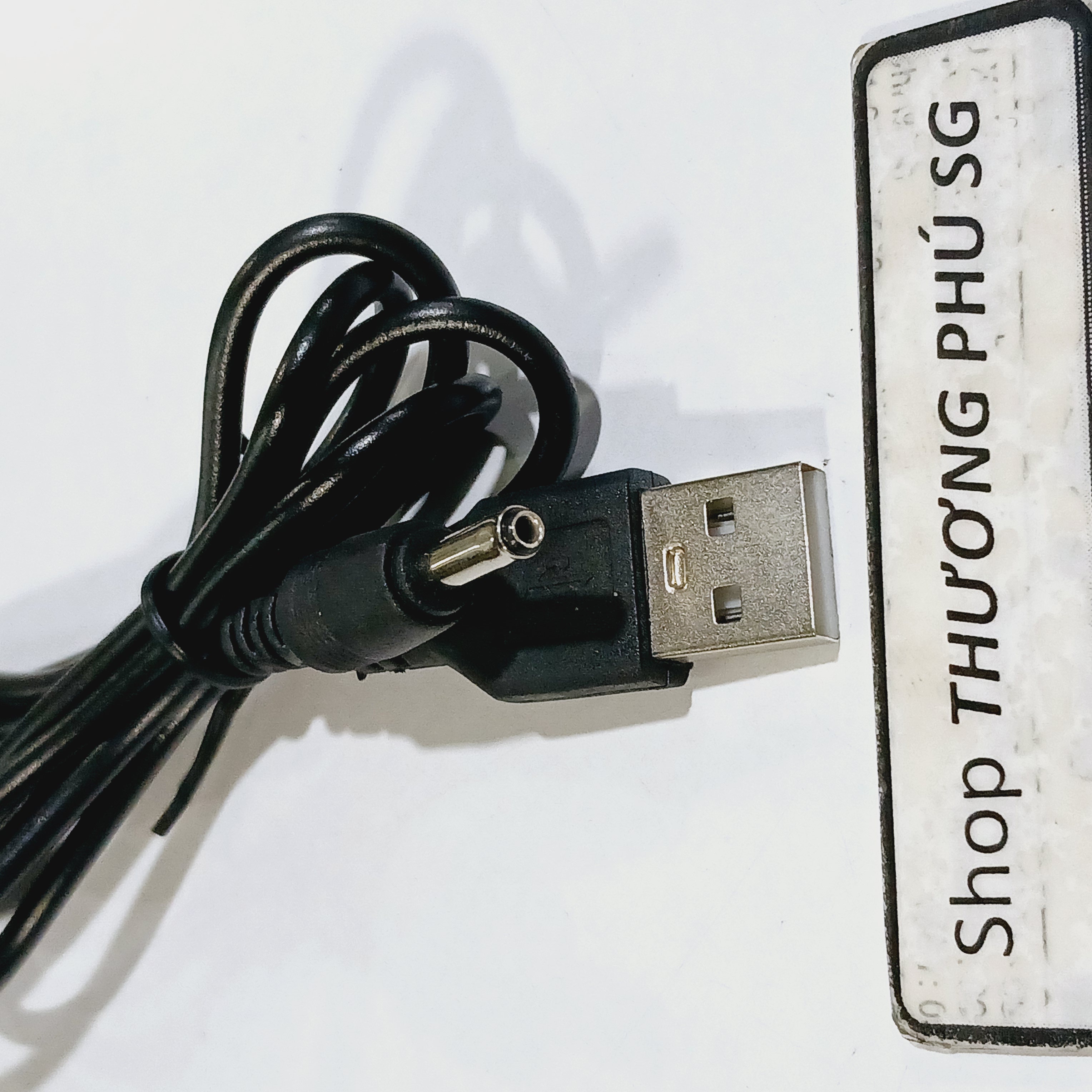 Cáp nguồn USB ra đầu cắm 3.5mm X 1.35mm
