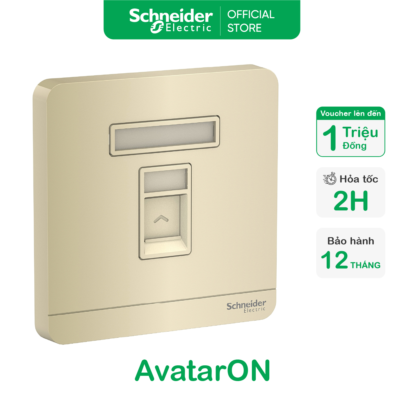 Bộ ổ cắm mạng cat6 đơn màu trắng dòng avataron - schneider electric - e8331rjs6_we_g19 e8331rjs6_we_g19 e8331rjs6_wg_g19