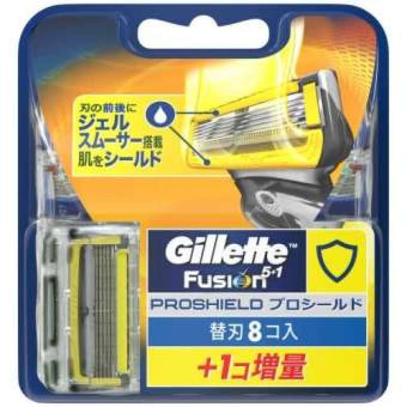 Vỉ 8 Lưỡi dao thay thế Gillette Fusion 5 + 1 Proshield Nhật Bản giá rẻ