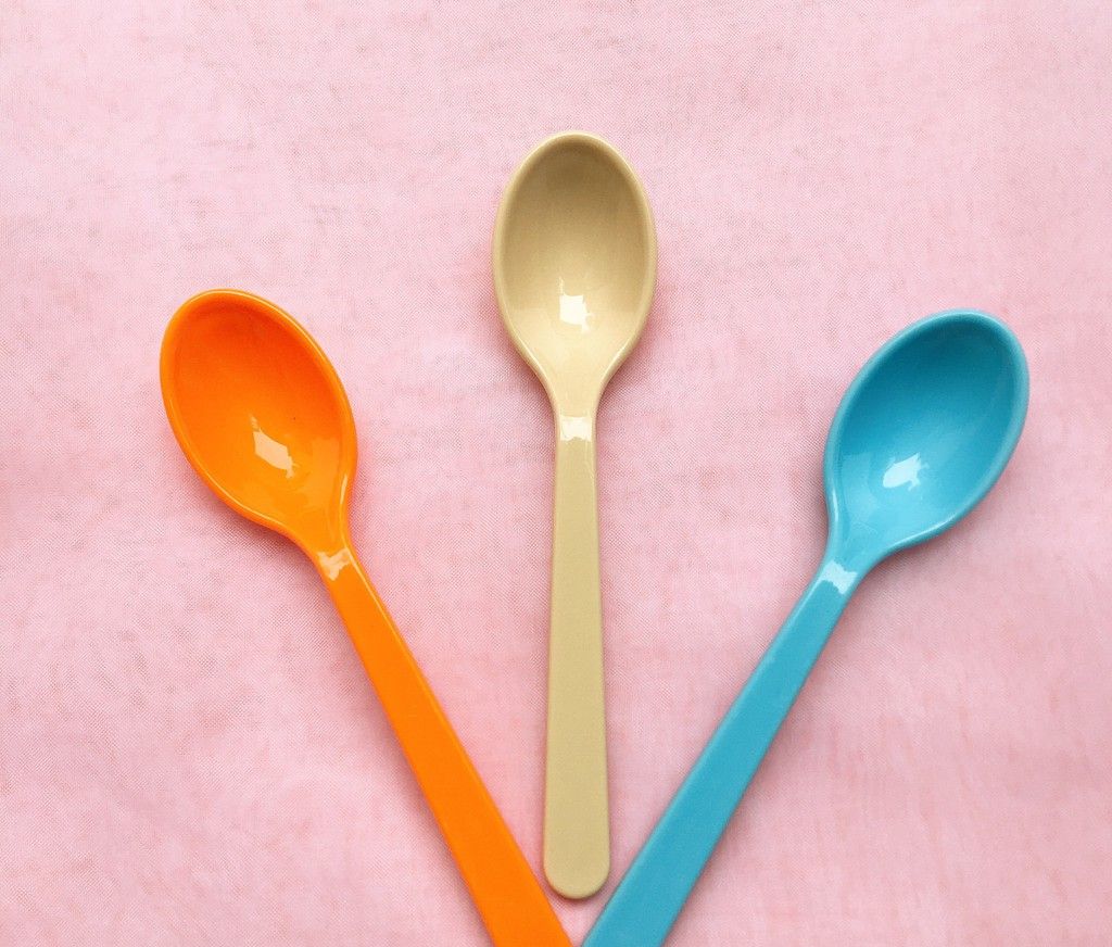 [Hoàn tiền 6%] Thìa nhựa cho bé ăn dặm Song Long