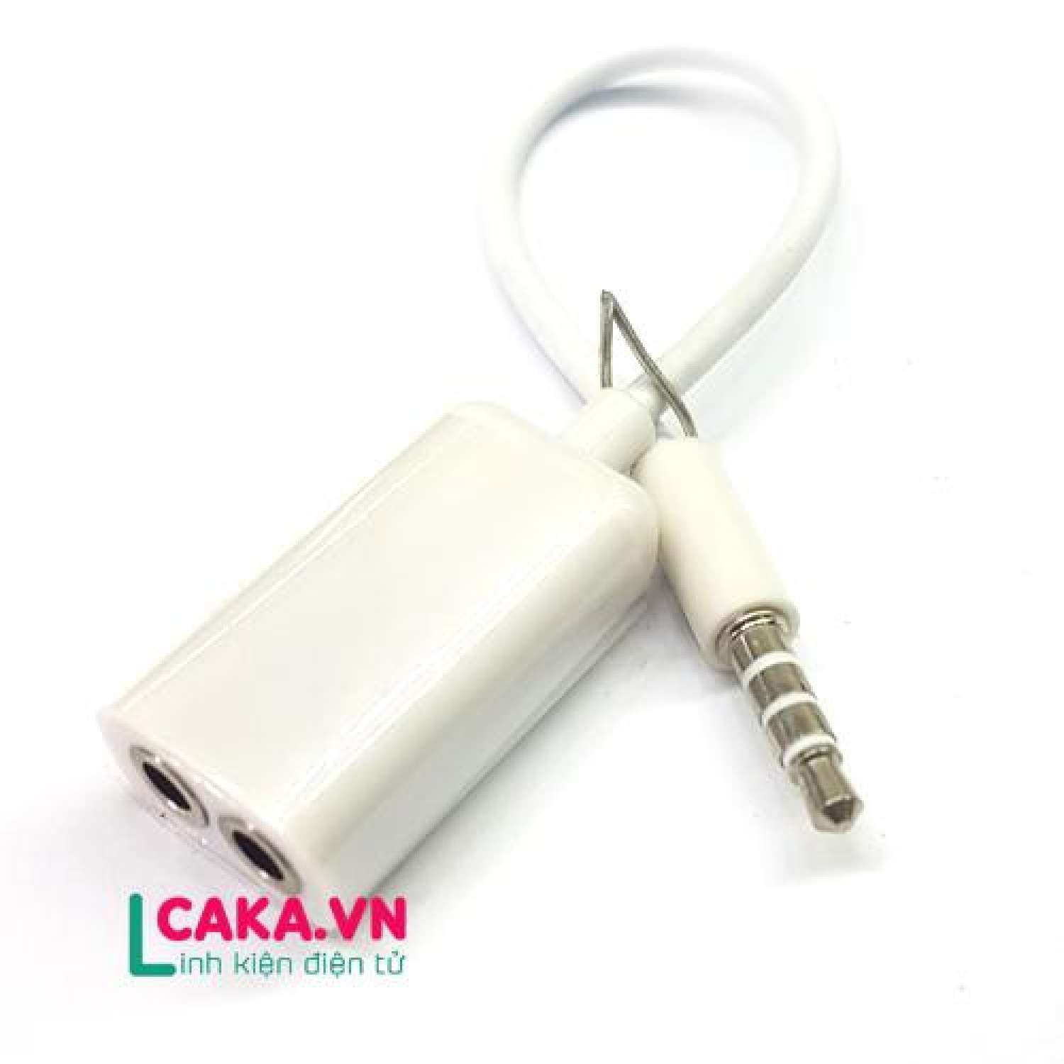 Cáp chia Audio 3.5mm 1 ra 2
