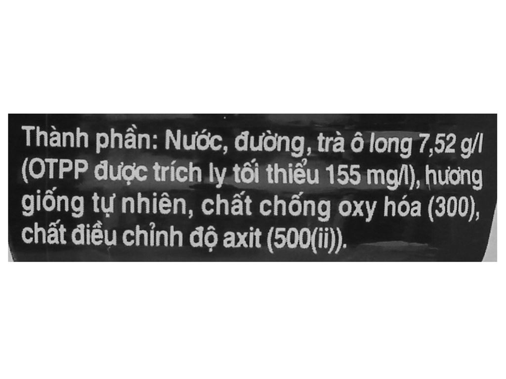 Trà ô long Tea Plus chai 1 lít