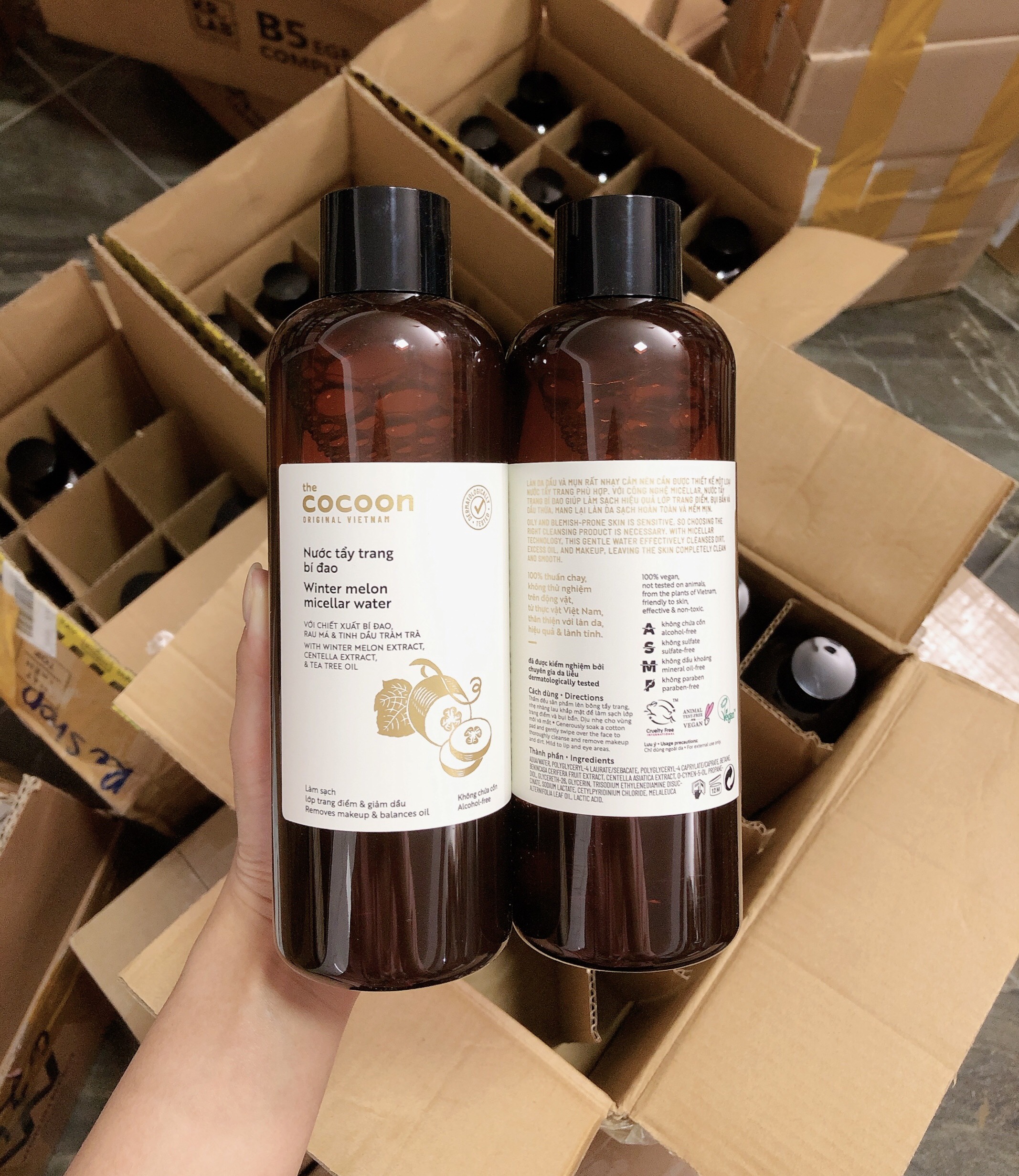 Nước tẩy trang bí đao cocoon 500ml