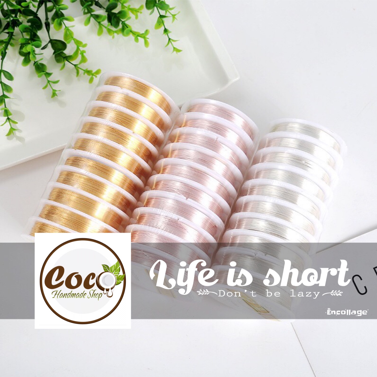 [HCM]Dây Kẽm Handmade Cao Cấp Bền Màu
