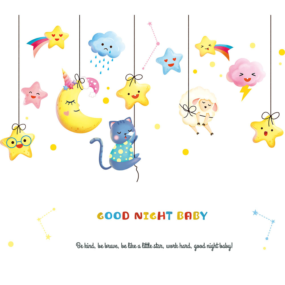Decal dán tường goodnight baby HM92024