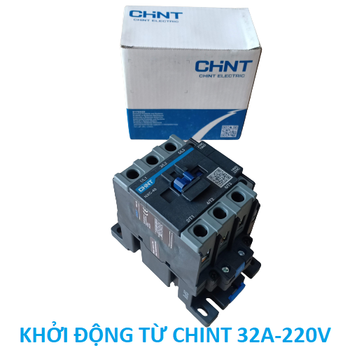 KHỞI ĐỘNG TỪ CONTACTOR CHINT NXC-32A-220V