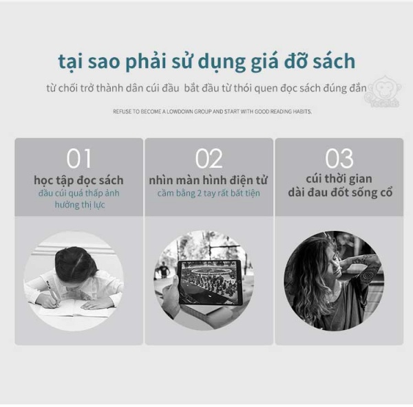 Smart Store - GIÁ ĐỠ ĐỌC SÁCH ĐA NĂNG 180° SmartPhone Tablet Design