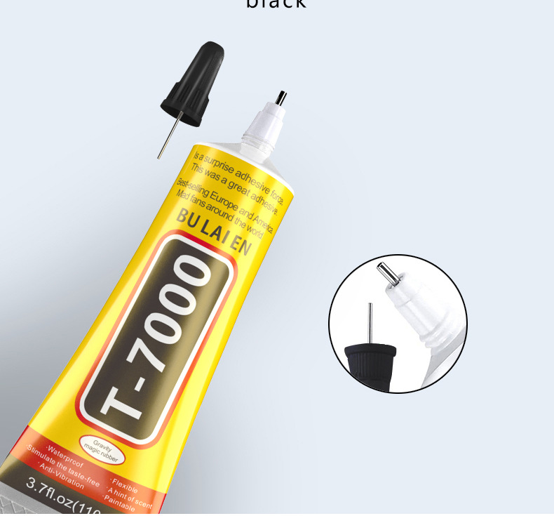 Keo dán T7000 màu đen dán màn hình điện thoại dán đồ thủ công và dán đa năng