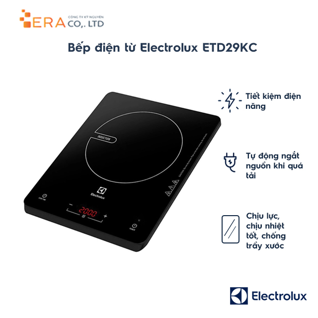 Bếp Điện Từ Electrolux ETD29KC / ETD29MKC ( kèm nồi lẩu )