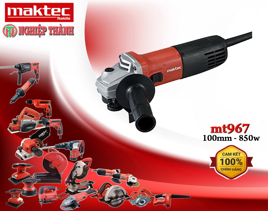 Máy mài 100mm Maktec MT967 (850W)
