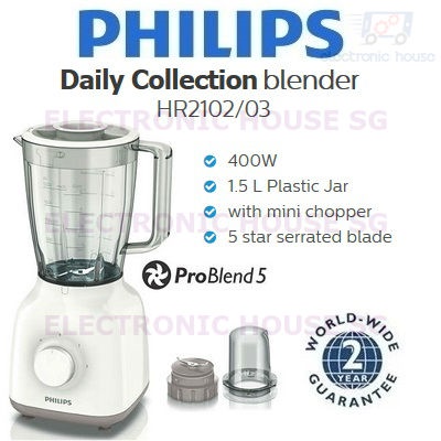 (Giá Huỷ Diet) MÁY XAY TRÁI CÂY PHILIPS HR2102