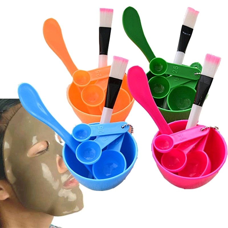 [HCM][6 MÓN] Bộ chén trộn đắp mặt nạ - Dụng cụ đắp mặt - Cọ đắp mặt