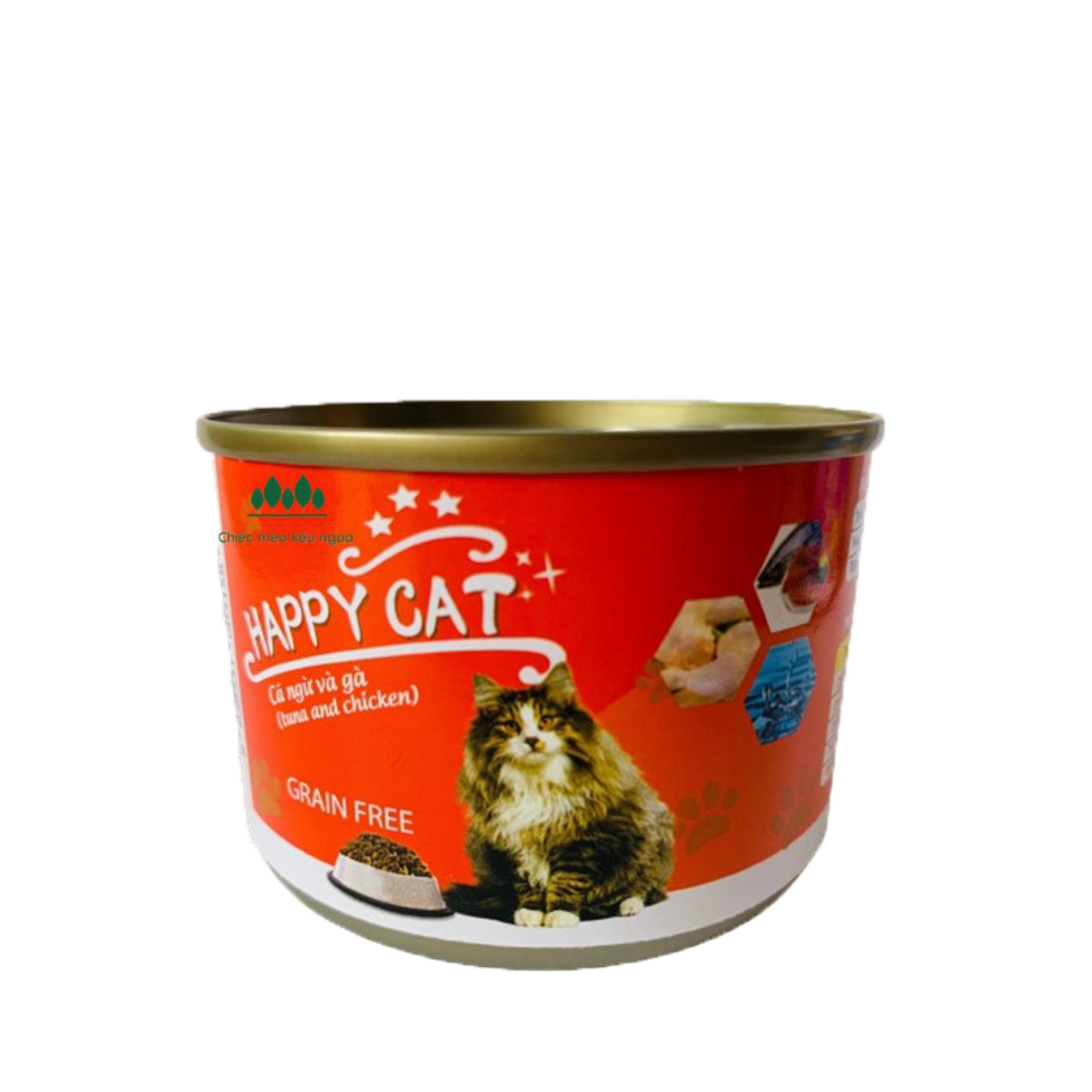 Pate Happy Cat - Pate Mèo Lon 160g