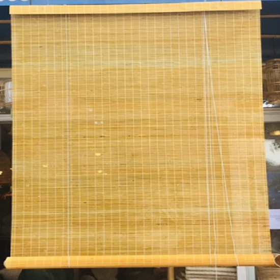 Mành tre cật che mưa màu vàng ngang 1m50 x cao 1,5m ,2m,2m50,3m,Rèm tre trúc cuốn  che nắng  ,Màn sáo tre trúc  treo cửa sổ