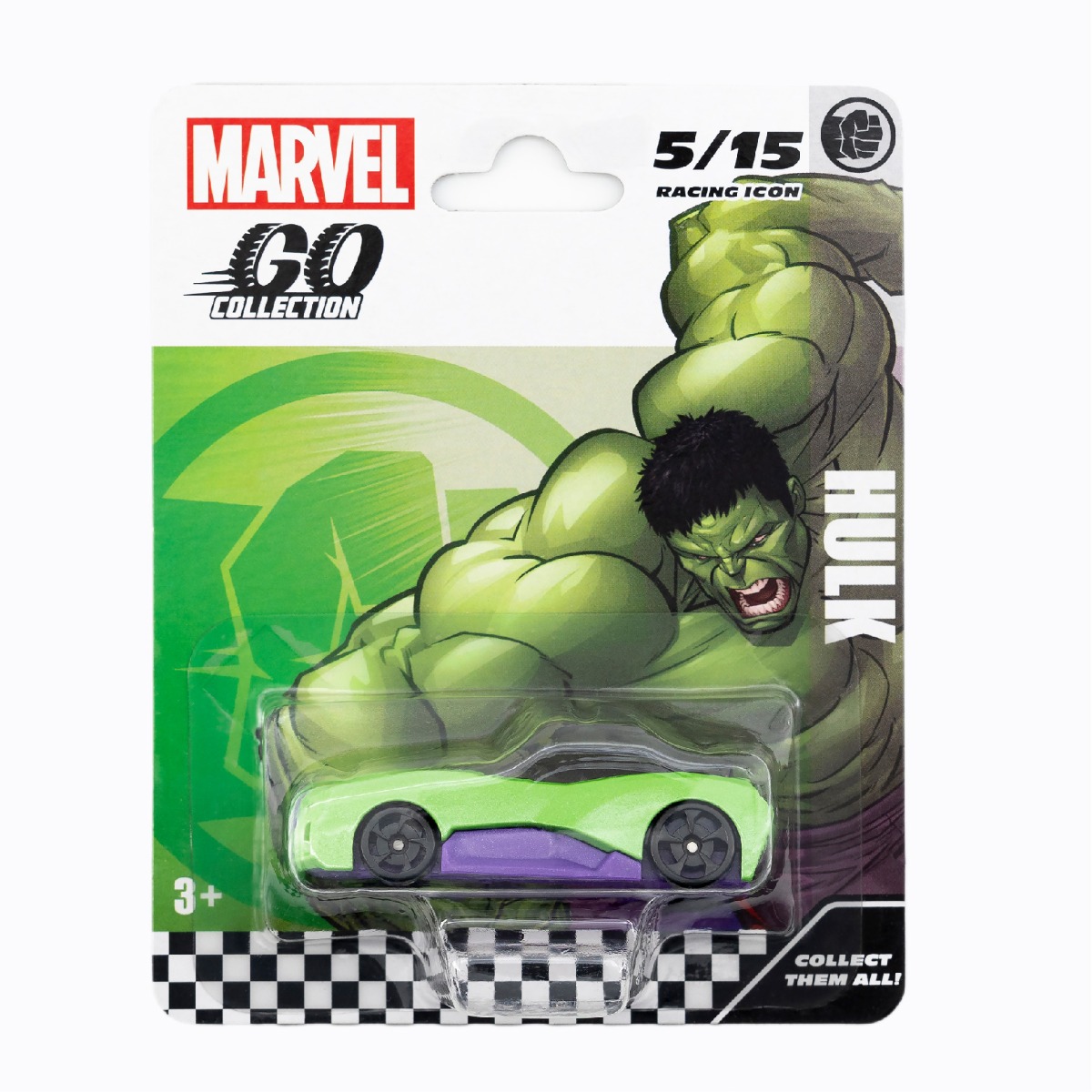 Đồ chơi siêu xe marvel racing - icon hulk 10q422tur-005