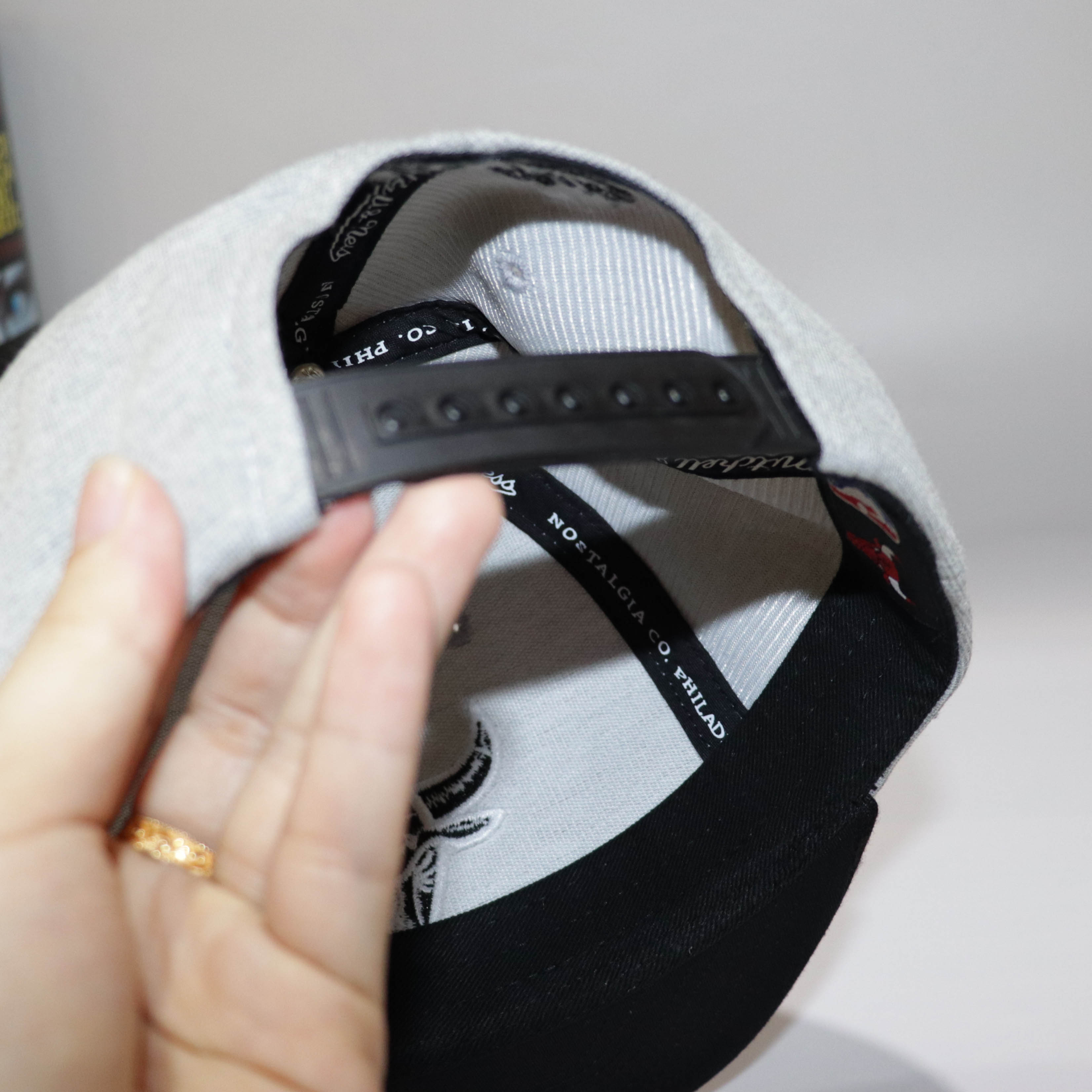 Nón Snapback NHS Bulls Xám Kết Đen BULLXam.