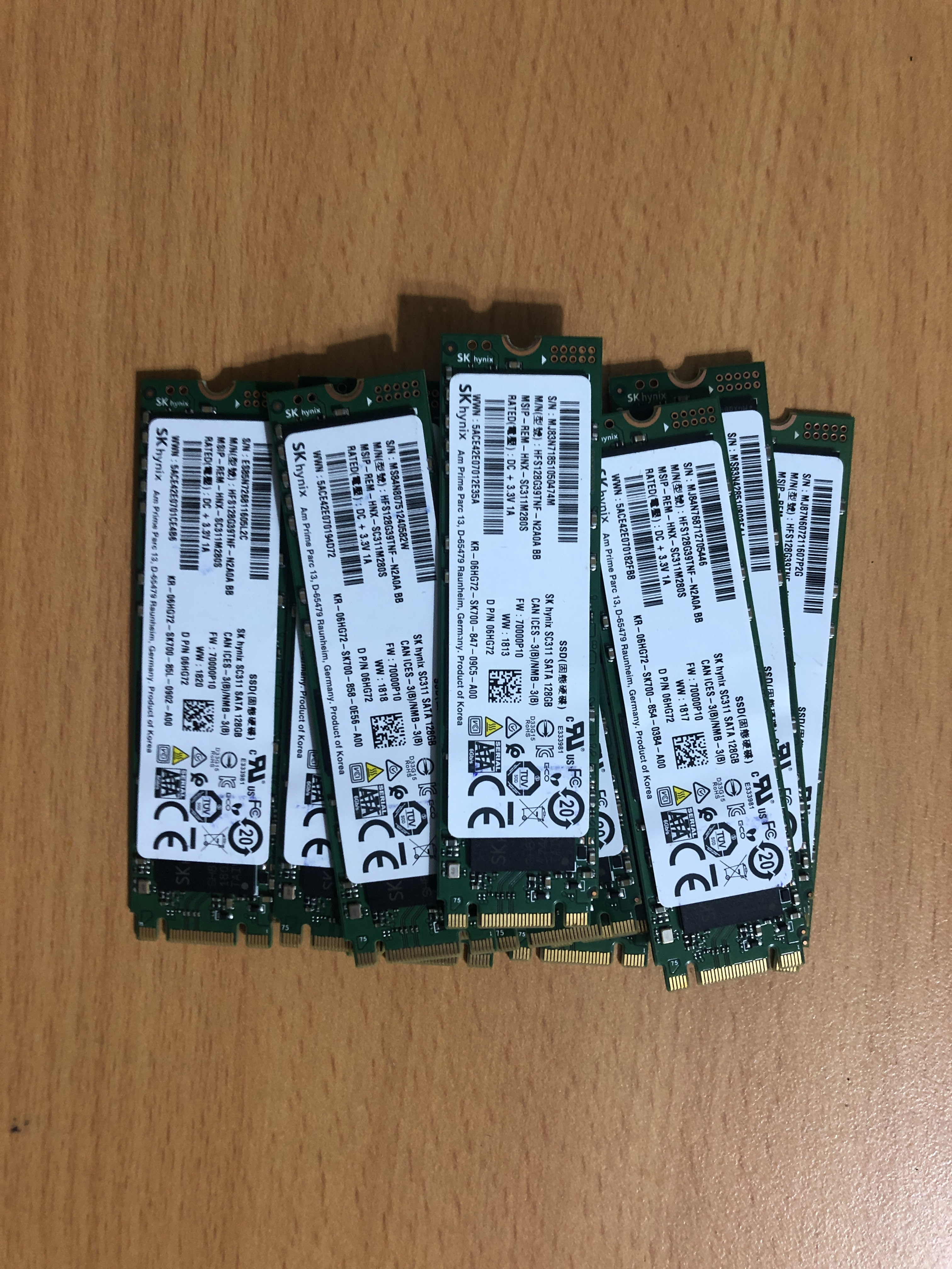 SSD M2 Sata 2280 128G 256G tháo máy