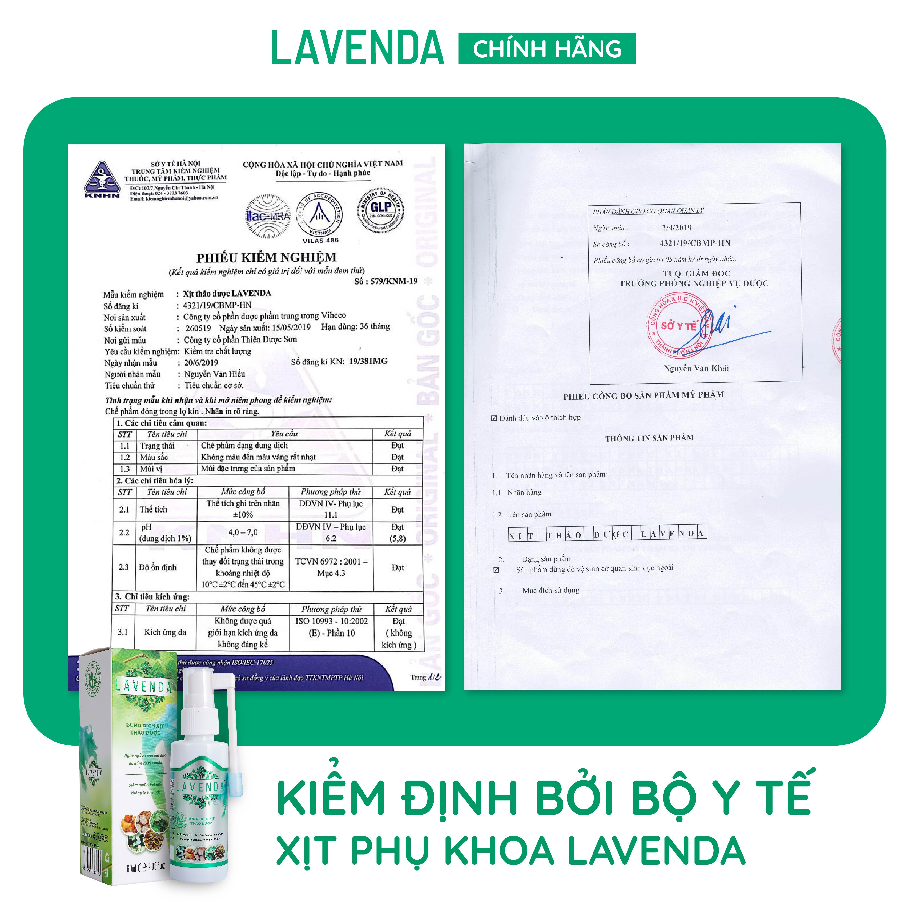 Combo 1 Uống Lavenda Plus (60 viên/hộp) và 1 Xịt Lavenda (60ml/chai)