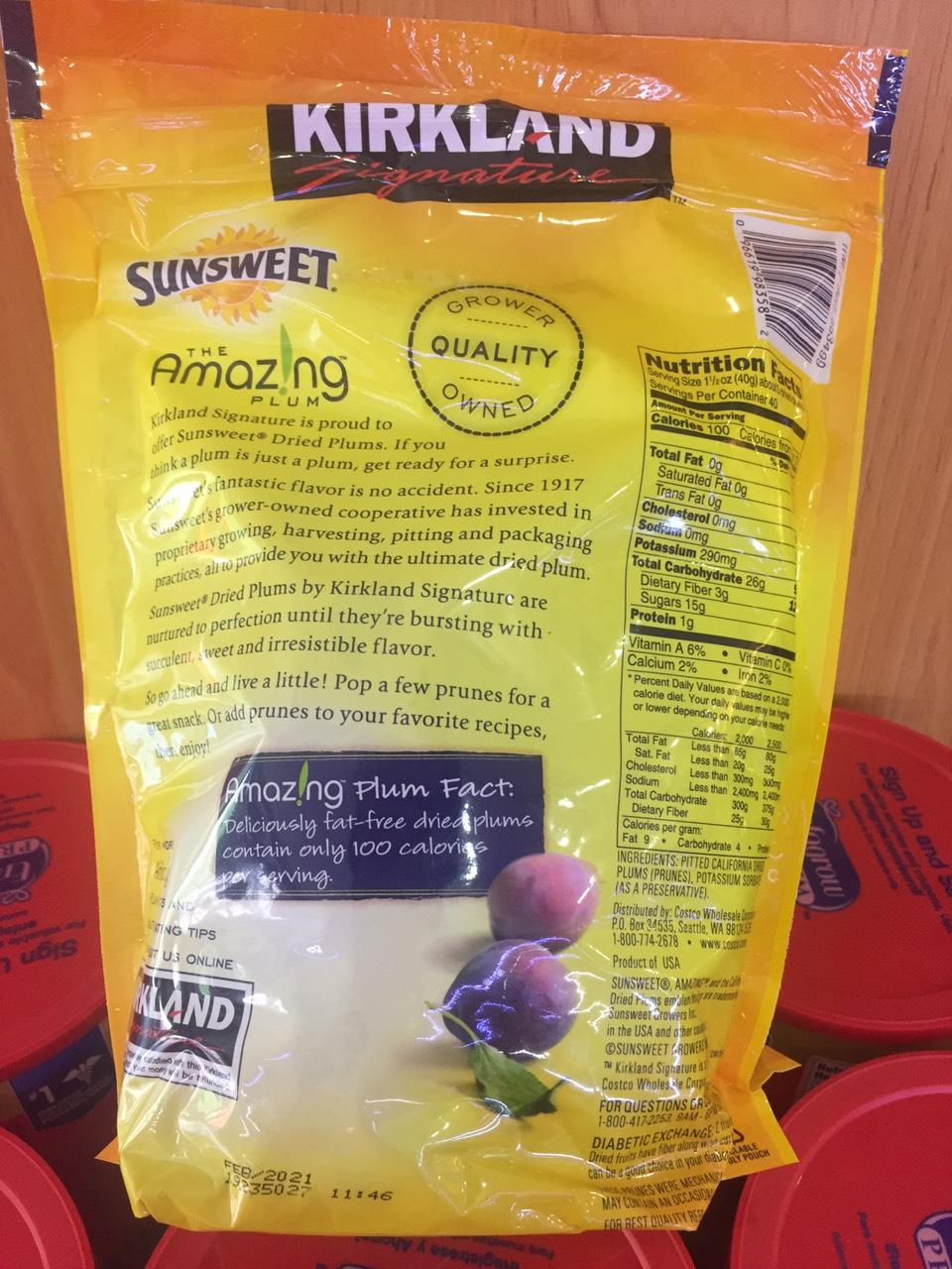 Qủa mận đen sấy khô Sunsweet Plums 1.59KG