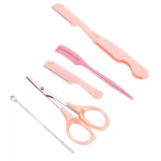 Bộ Dụng Cụ Chăm Sóc Lông Mày 5 Món Tiện Dụng